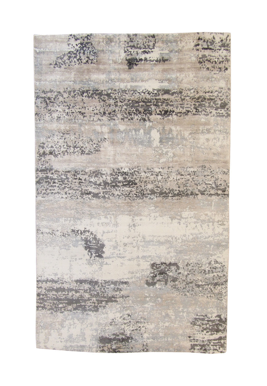 5x8 Modern Hand Loom Silk rug, Rug #101-5140