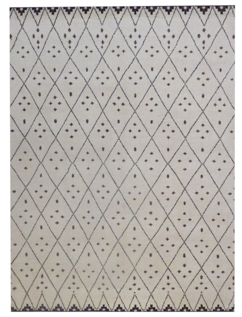 Moroccan Hand-Knotted Wool rug, Rug #101-1023