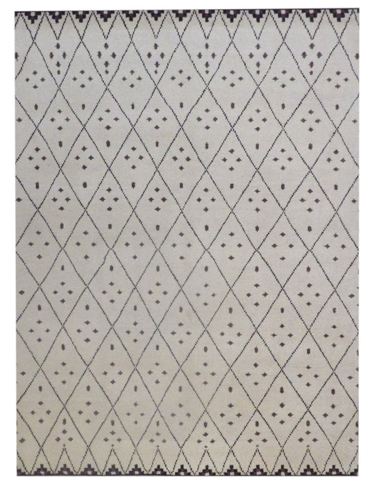8x10 Moroccan Hand-Knotted Wool rug, Rug #101-1023