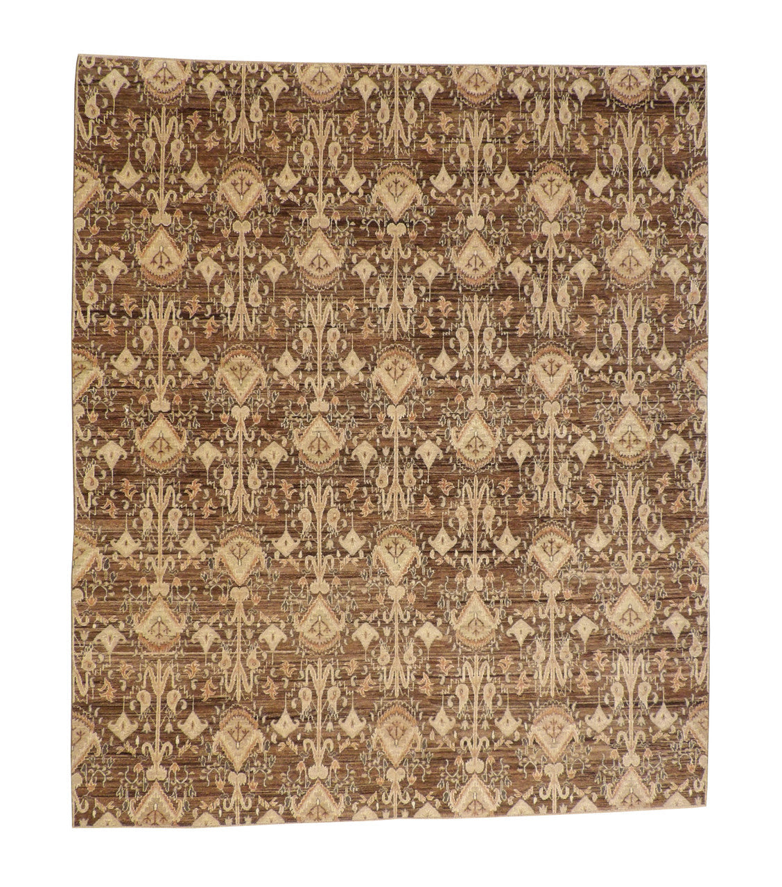 8x10 Ikat Hand-Knotted Wool rug, Rug #101-5097