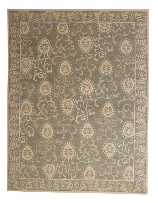 9x12 Ikat Hand-Knotted Wool rug, Rug #101-20122