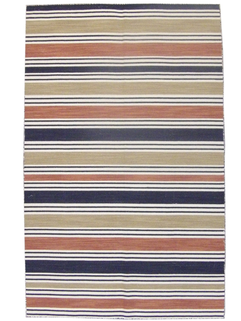 5x8 Coastal Hand-Knotted Wool rug, Rug #101-811