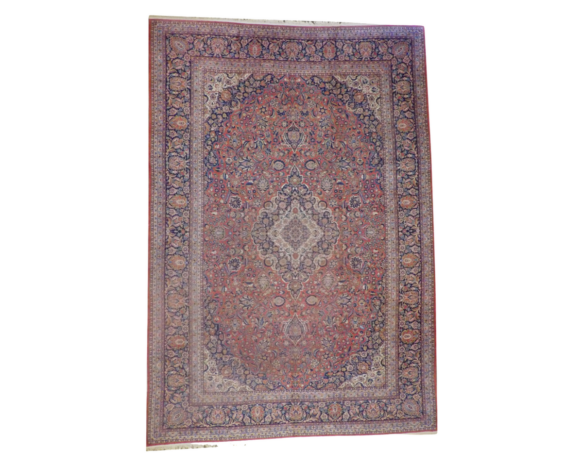 12x18 Antique Hand-Knotted Wool rug, Rug #101-1133