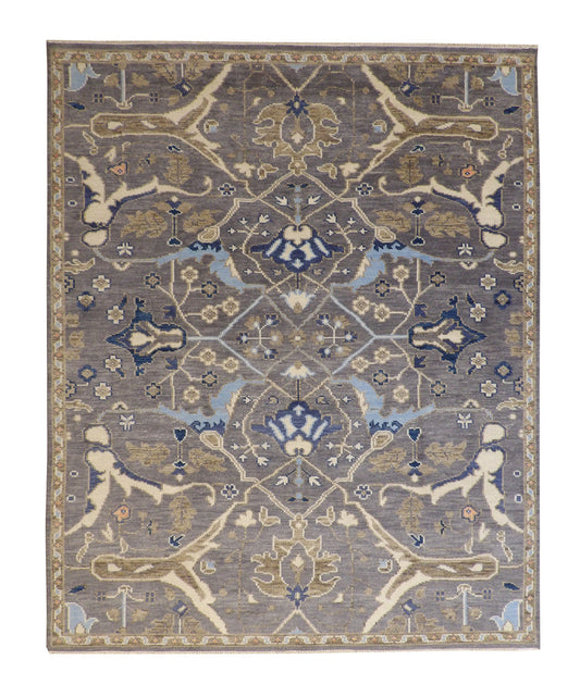 10x8 Oushak Hand-Knotted Wool rug, Rug #101-20199