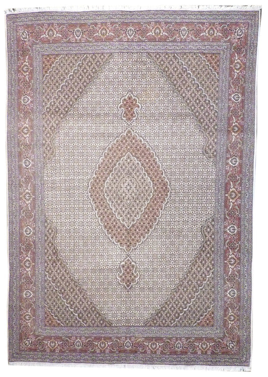 9x12 Antique Hand-Knotted Silk rug, Rug #101-244