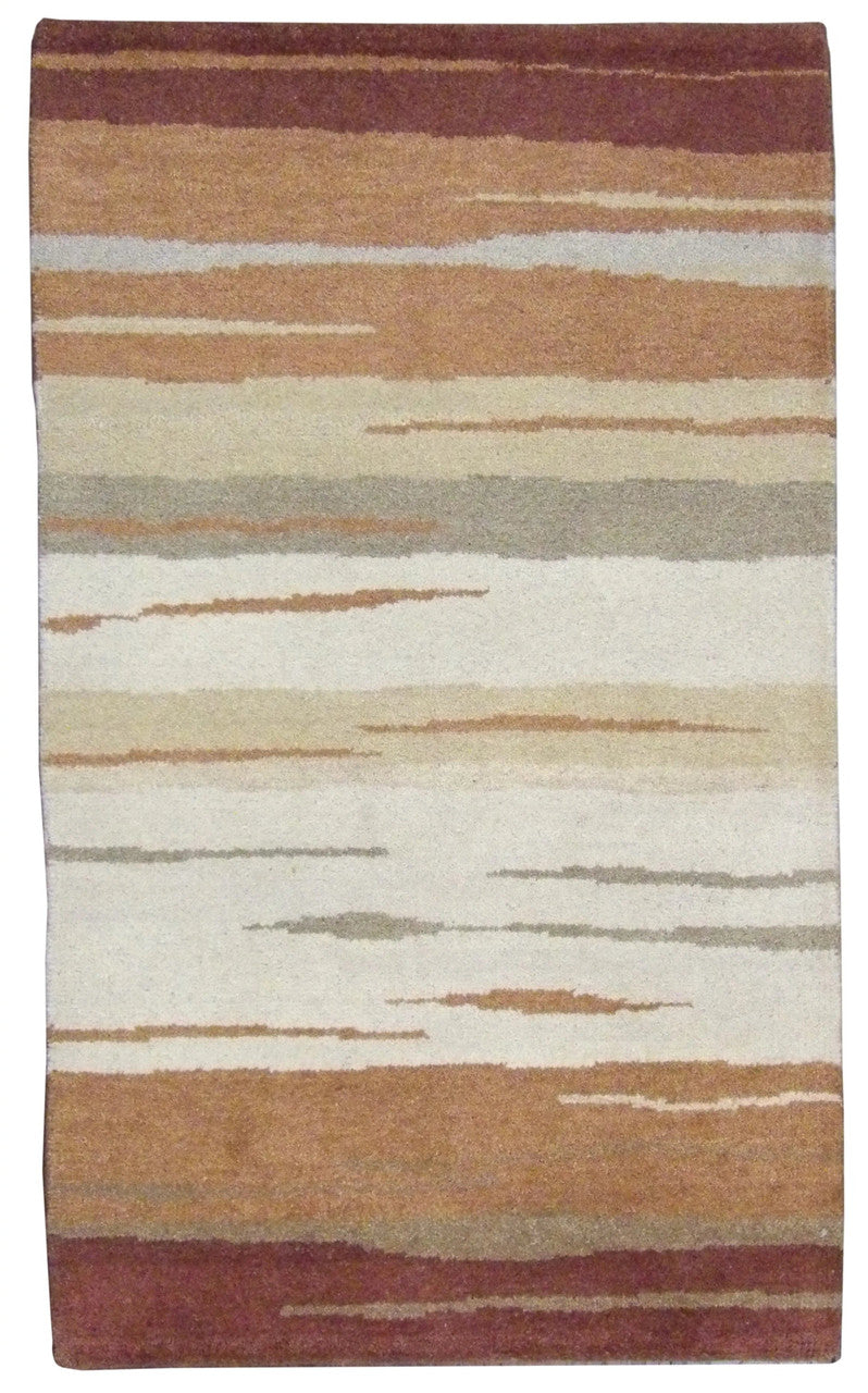 3x5 Modern Hand-Knotted Wool rug, Rug #101-189