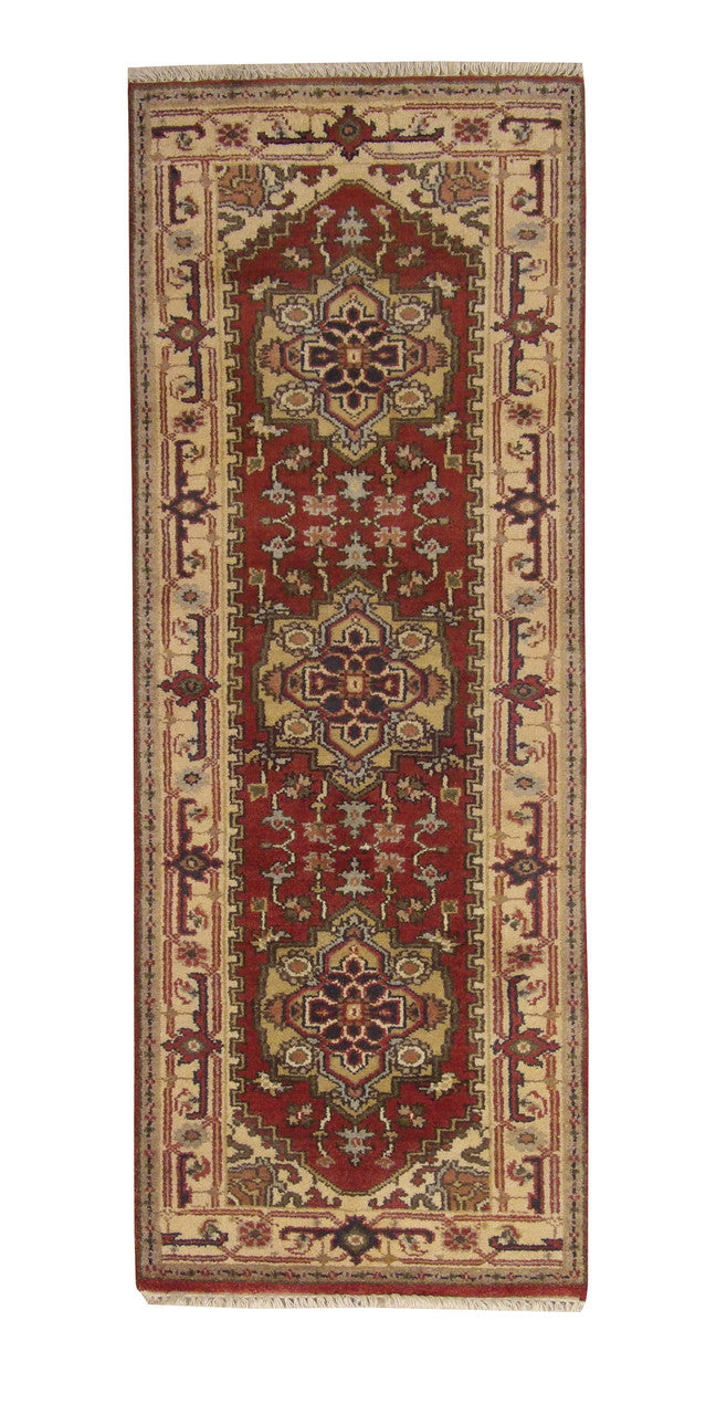 3x7 Tribal Hand-Knotted Wool rug, Rug #101-20302