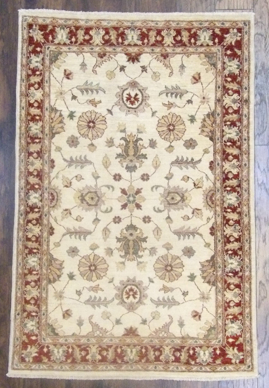4x6 Oushak Hand-Knotted Wool rug, Rug #101-659