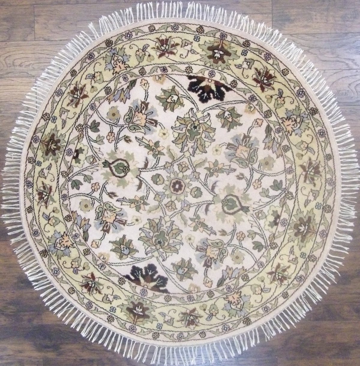 6x6 Traditional Hand-Knotted Wool rug, Rug #101-446