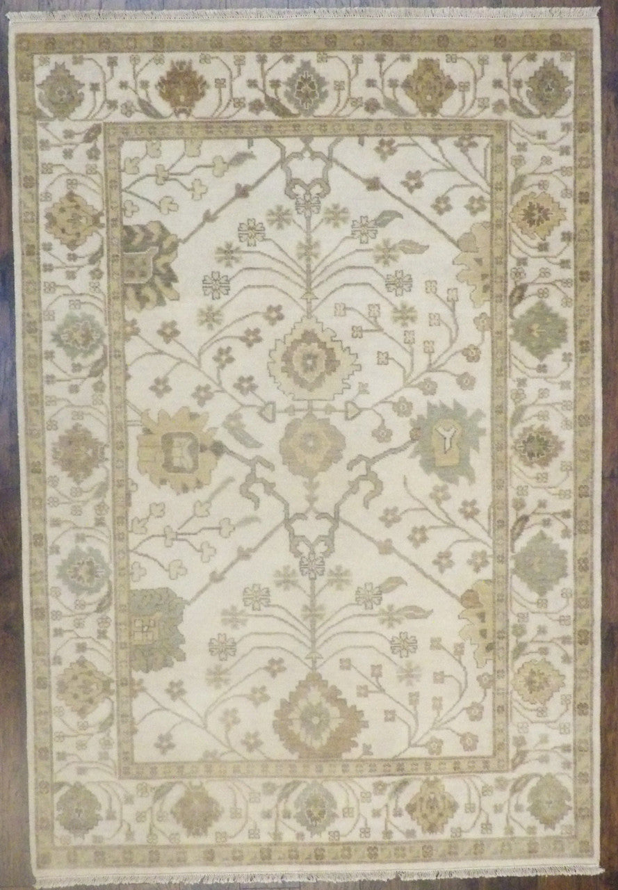 6x9 Oushak Hand-Knotted Wool rug, Rug #101-875