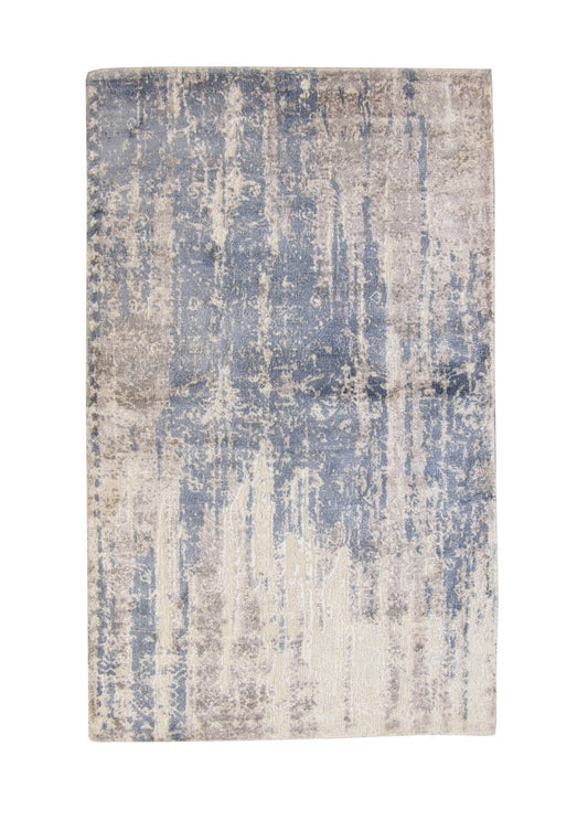 3x5 Modern Hand-Knotted Silk rug, Rug #101-5051