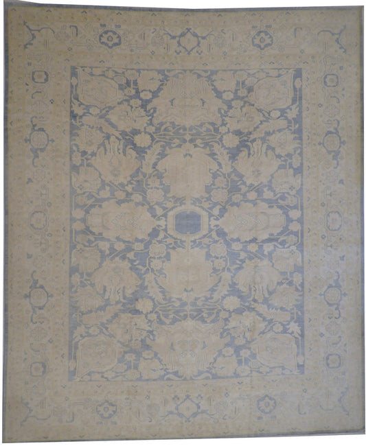 12x14 Oushak Hand-Knotted Wool rug, Rug #g-9