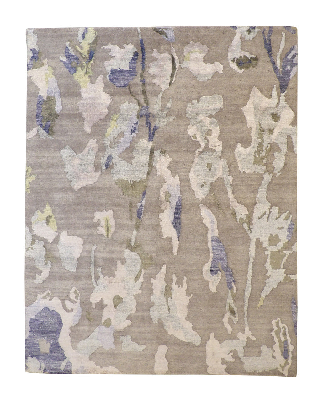 8x10 Modern Hand-Knotted Silk rug, Rug #101-2011