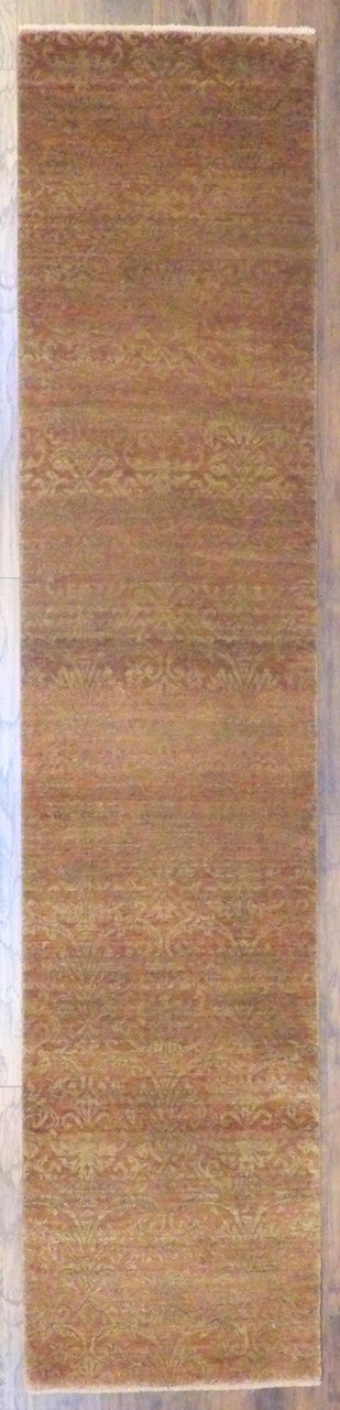 2x12 Traditional Hand-Knotted Silk rug, Rug #101-694