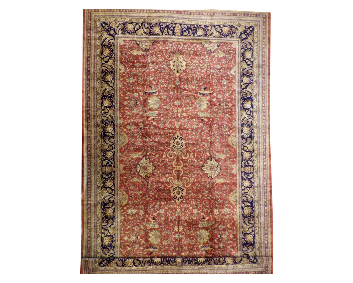 Traditional Hand-Knotted Wool rug, Rug #101-1143