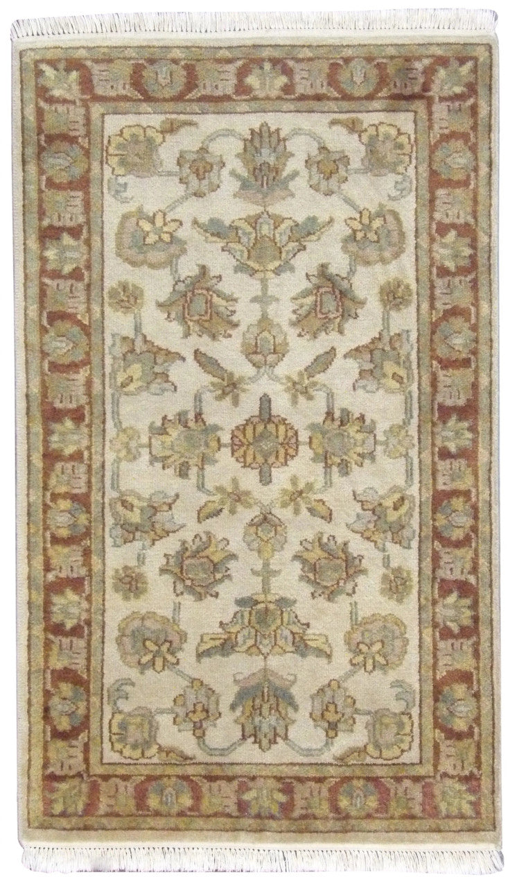 3x5 Traditional Hand-Knotted Wool rug, Rug #101-127