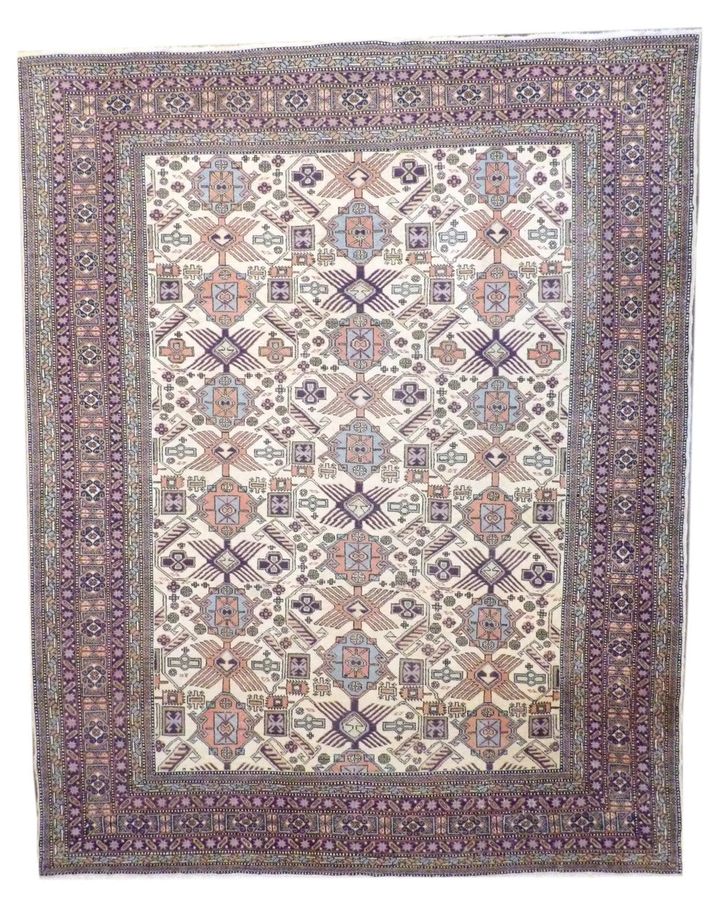 9x12 Antique Hand-Knotted Wool rug, Rug #101-269