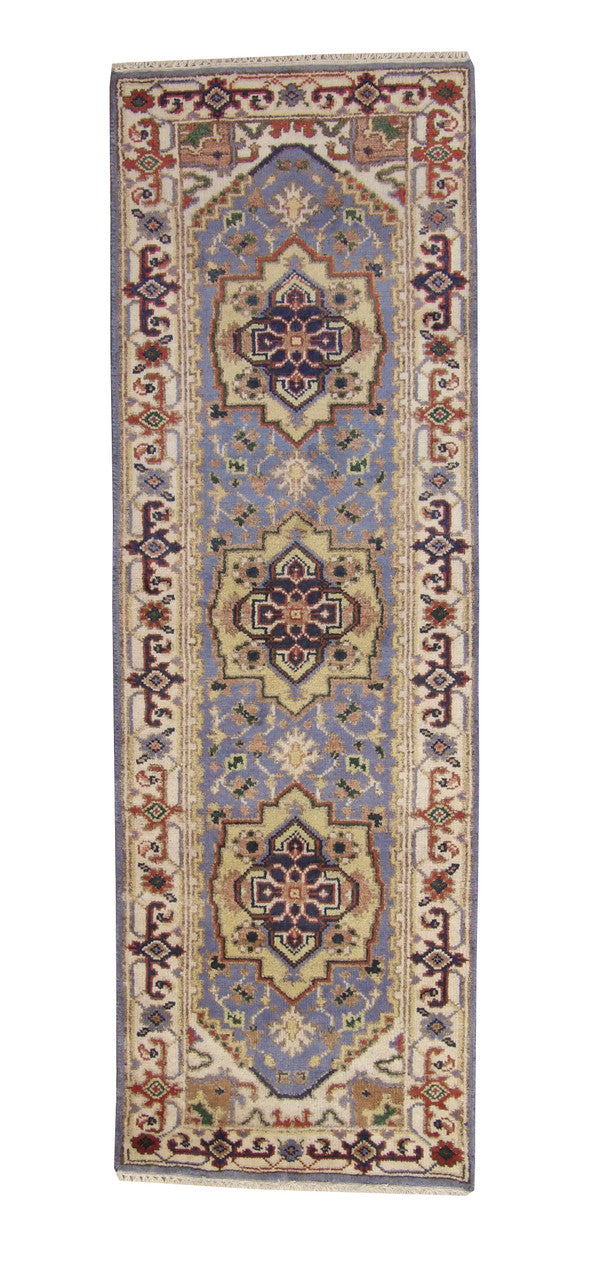 3x8 Tribal Hand-Knotted Wool rug, Rug #101-20299
