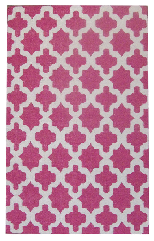 5x8 Coastal Hand-Knotted Wool rug, Rug #101-826