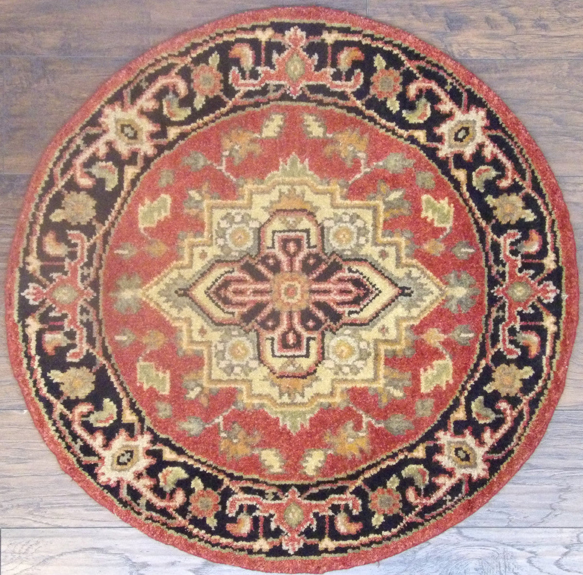 3x3 Tribal Hand-Knotted Wool rug, Rug #101-485
