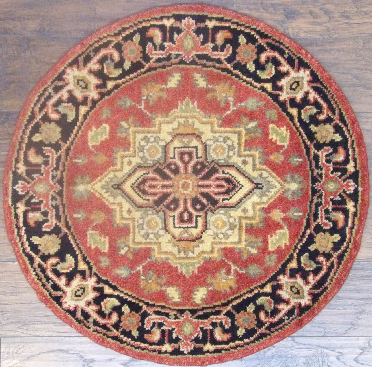 3x3 Tribal Hand-Knotted Wool rug, Rug #101-485