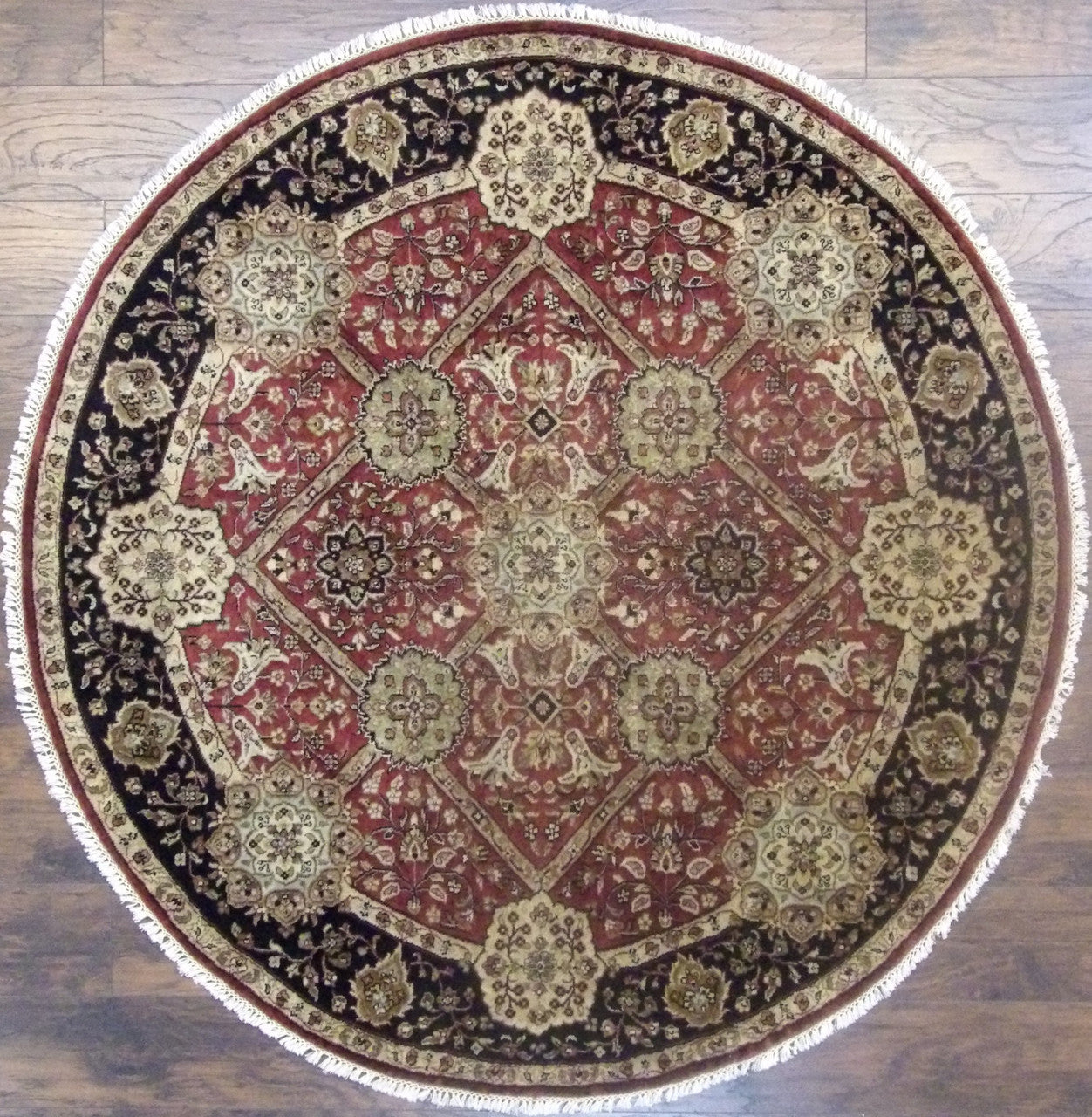 6x6 Traditional Hand-Knotted Wool rug, Rug #101-466