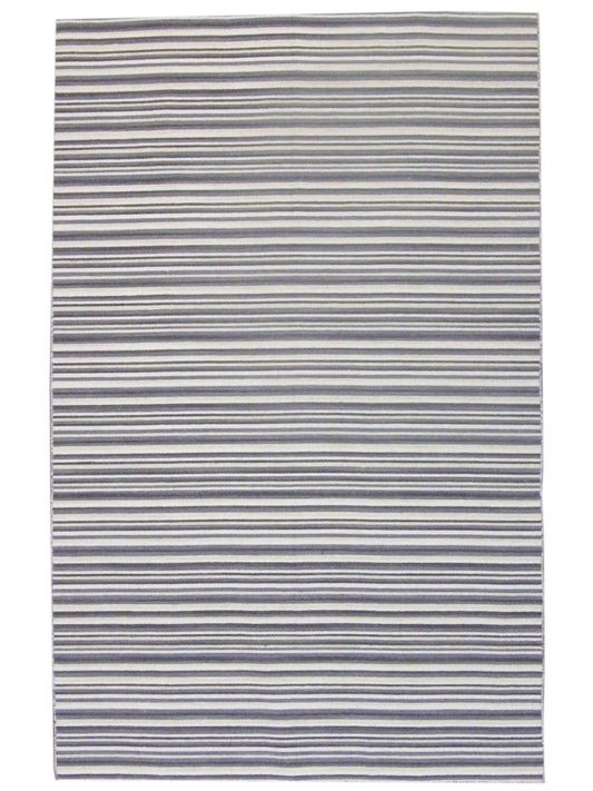 5x8 Coastal Hand-Knotted Wool rug, Rug #101-809