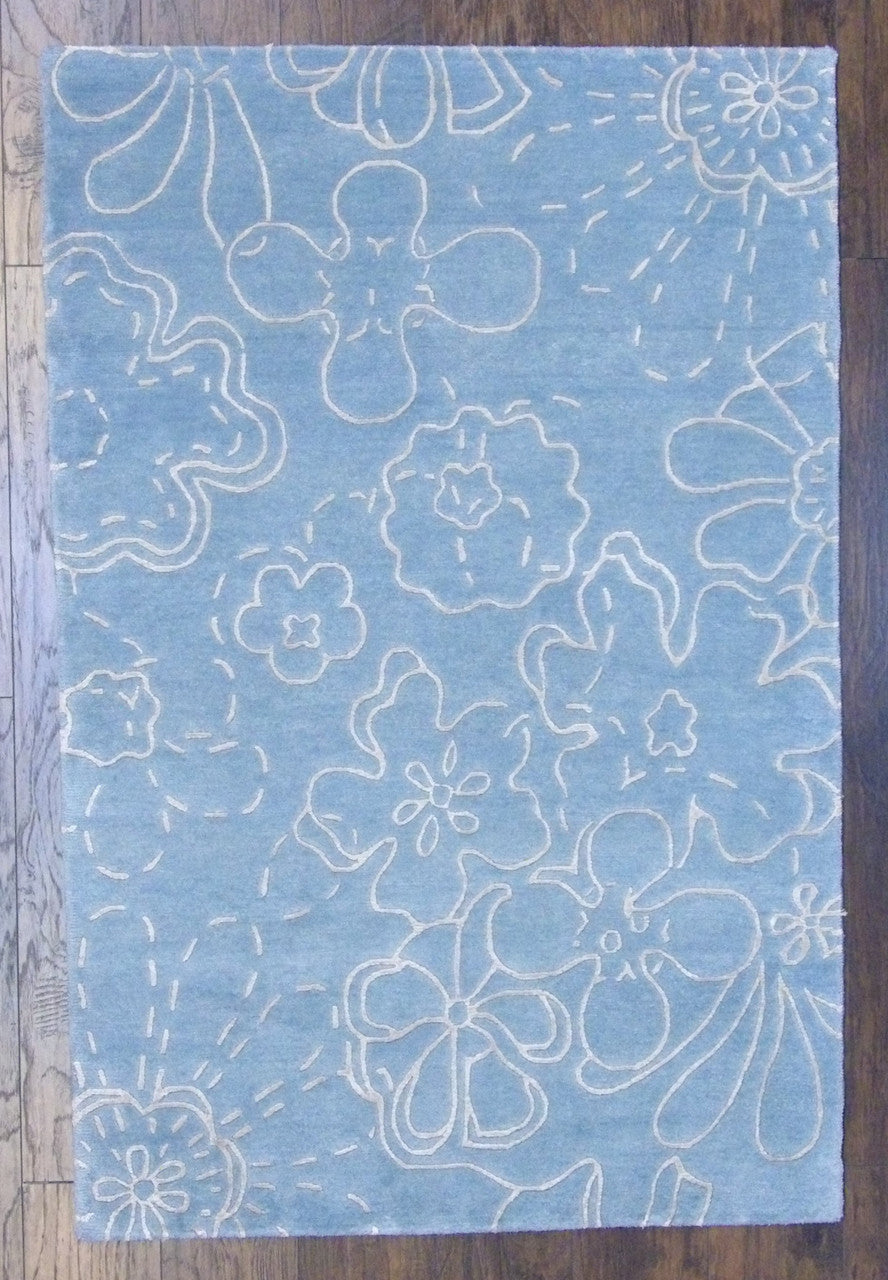 4x6 Traditional Hand-Knotted Silk rug, Rug #101-357