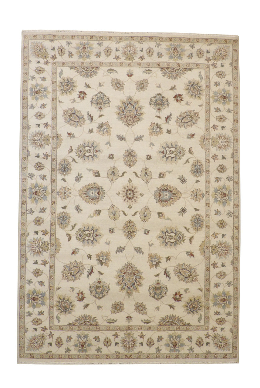 6x9 Antique Hand-Knotted Wool rug, Rug #101-20127