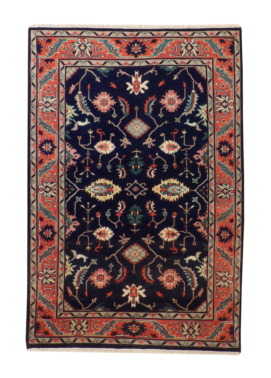 6x9 Antique Hand-Knotted Wool rug, Rug #101-20266