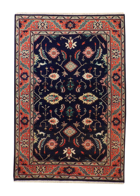 6x9 Antique Hand-Knotted Wool rug, Rug #101-20266