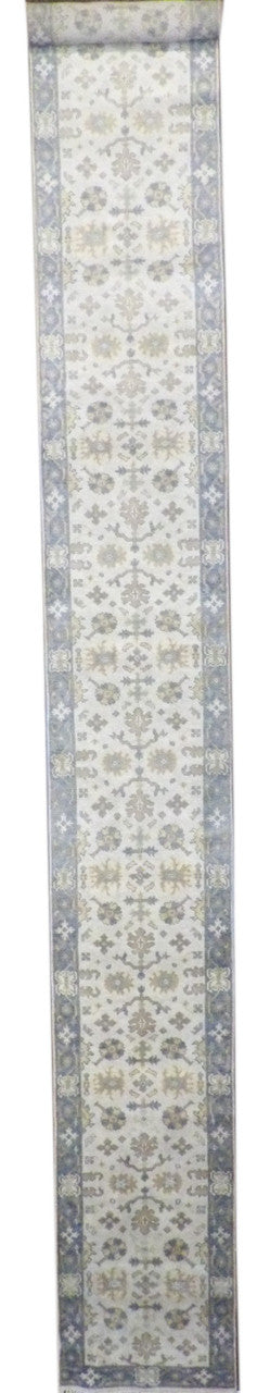 2x24 Oushak Hand-Knotted Wool rug, Rug #101-1196