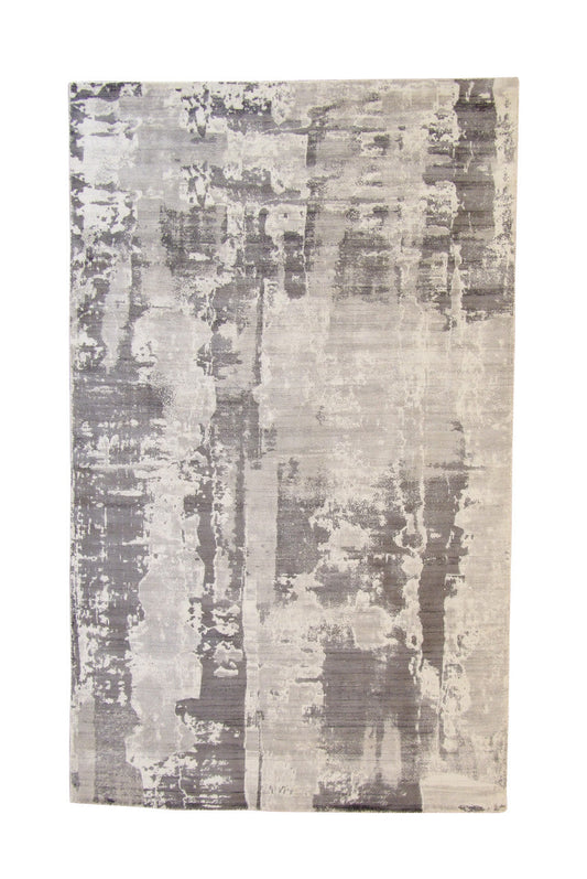 5x8 Modern Hand Loom Silk rug, Rug #101-5134