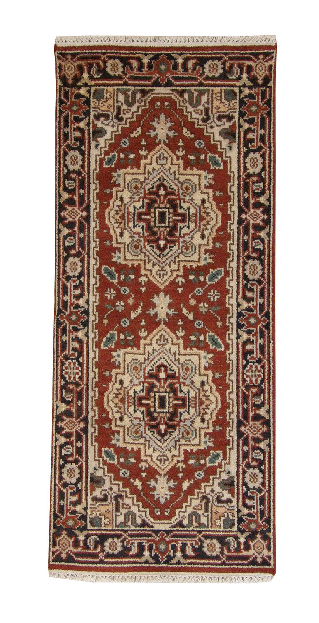 2x6 Tribal Hand-Knotted Wool rug, Rug #101-20306