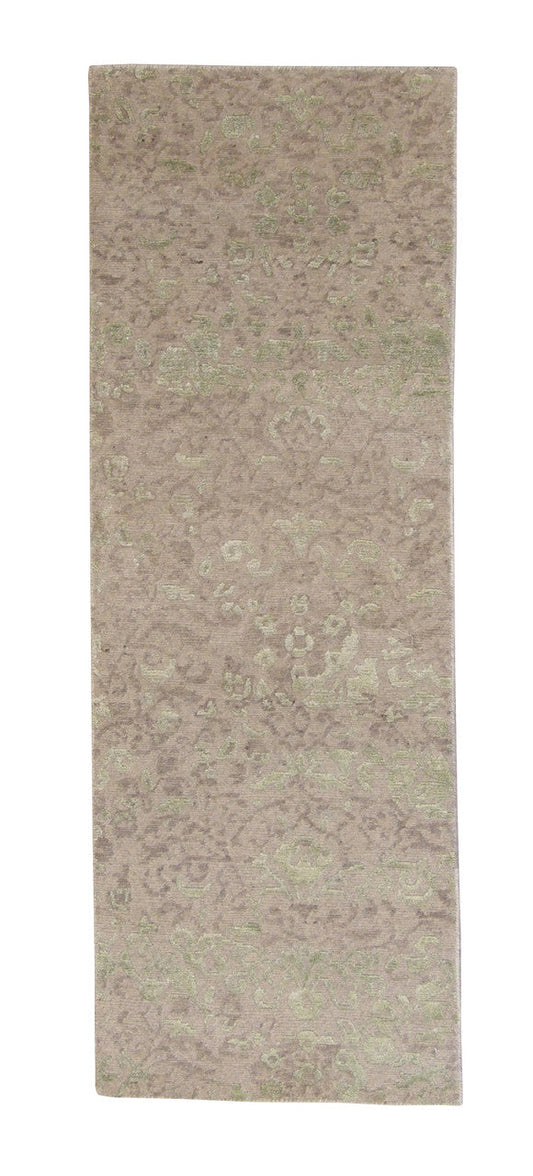 2x6 Transitional Hand-Knotted Silk rug, Rug #101-2020
