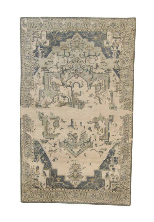 6x8 Transitional Hand-Knotted Wool rug, Rug #101-2261
