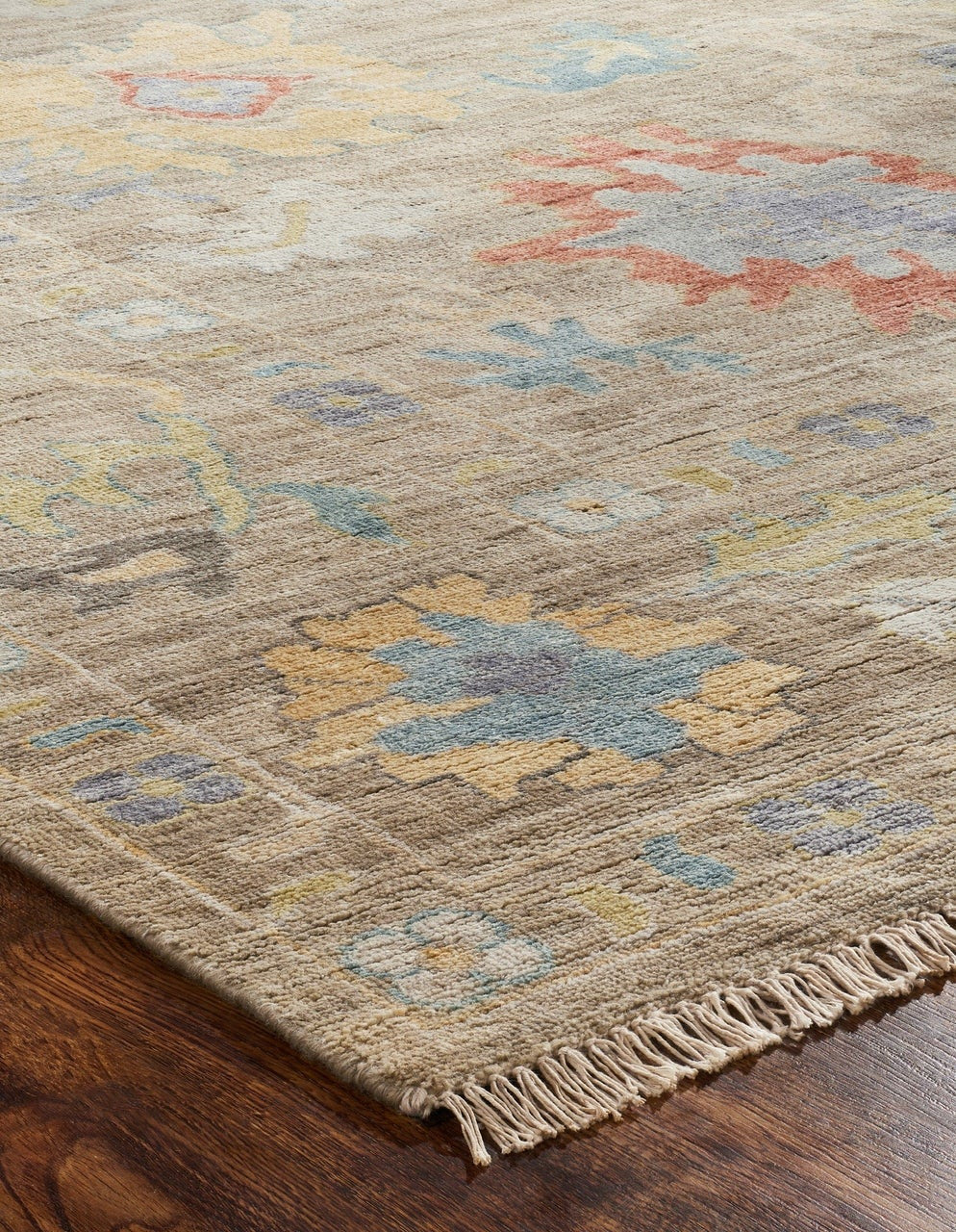 3' x 5' Oushak Hand-Knotted Silk rug, Rug #AA8911