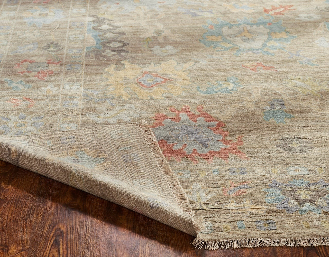 4' x 6' Oushak Hand-Knotted Silk rug, Rug #AA8911