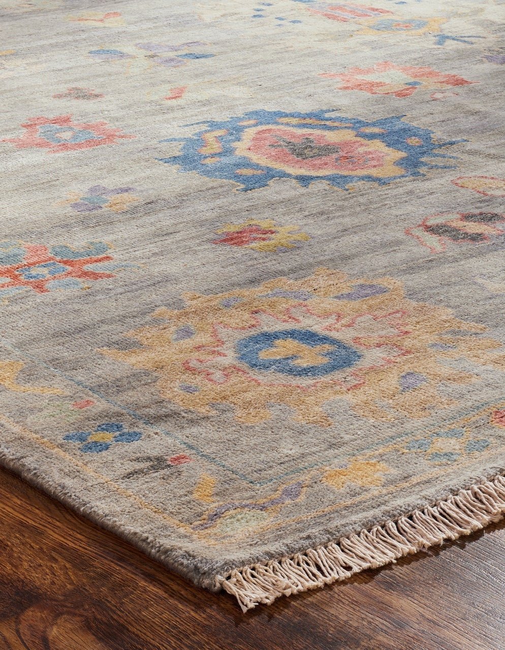 3' x 5' Oushak Hand-Knotted Silk rug, Rug #AA8931