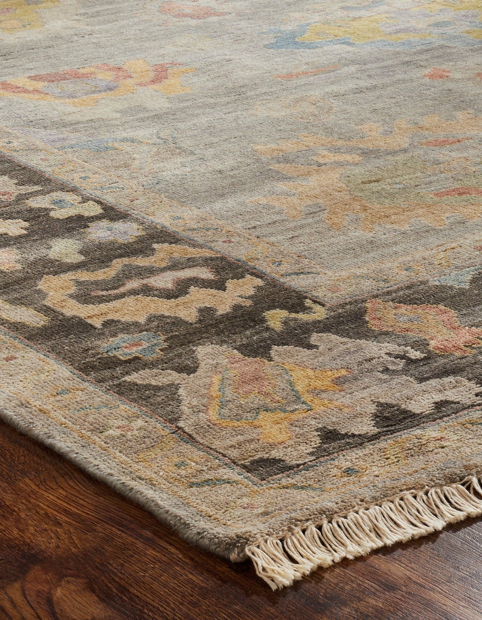 3' x 5' Oushak Hand-Knotted Silk rug, Rug #AA8941