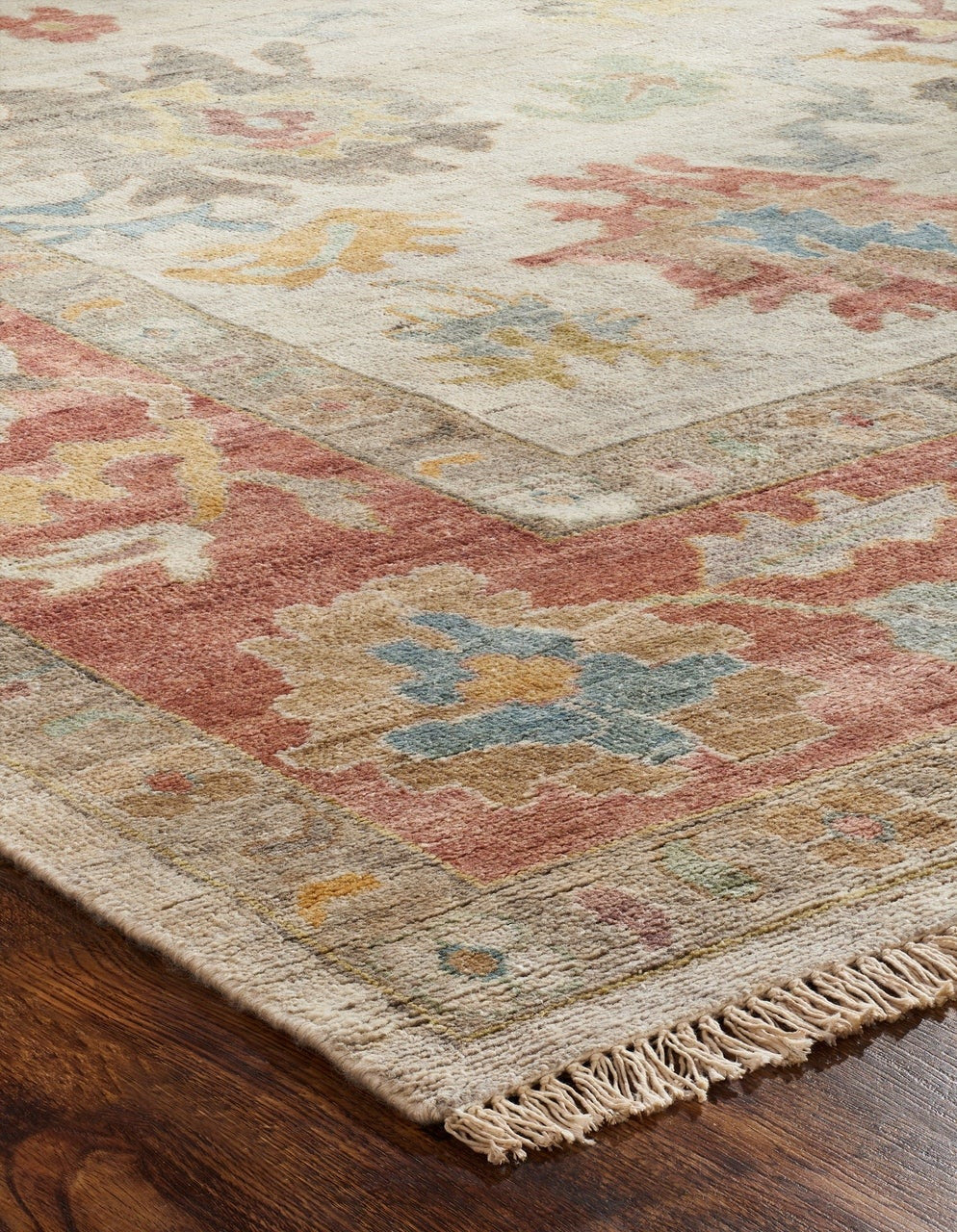 3' x 5' Oushak Hand-Knotted Silk rug, Rug #AA8951