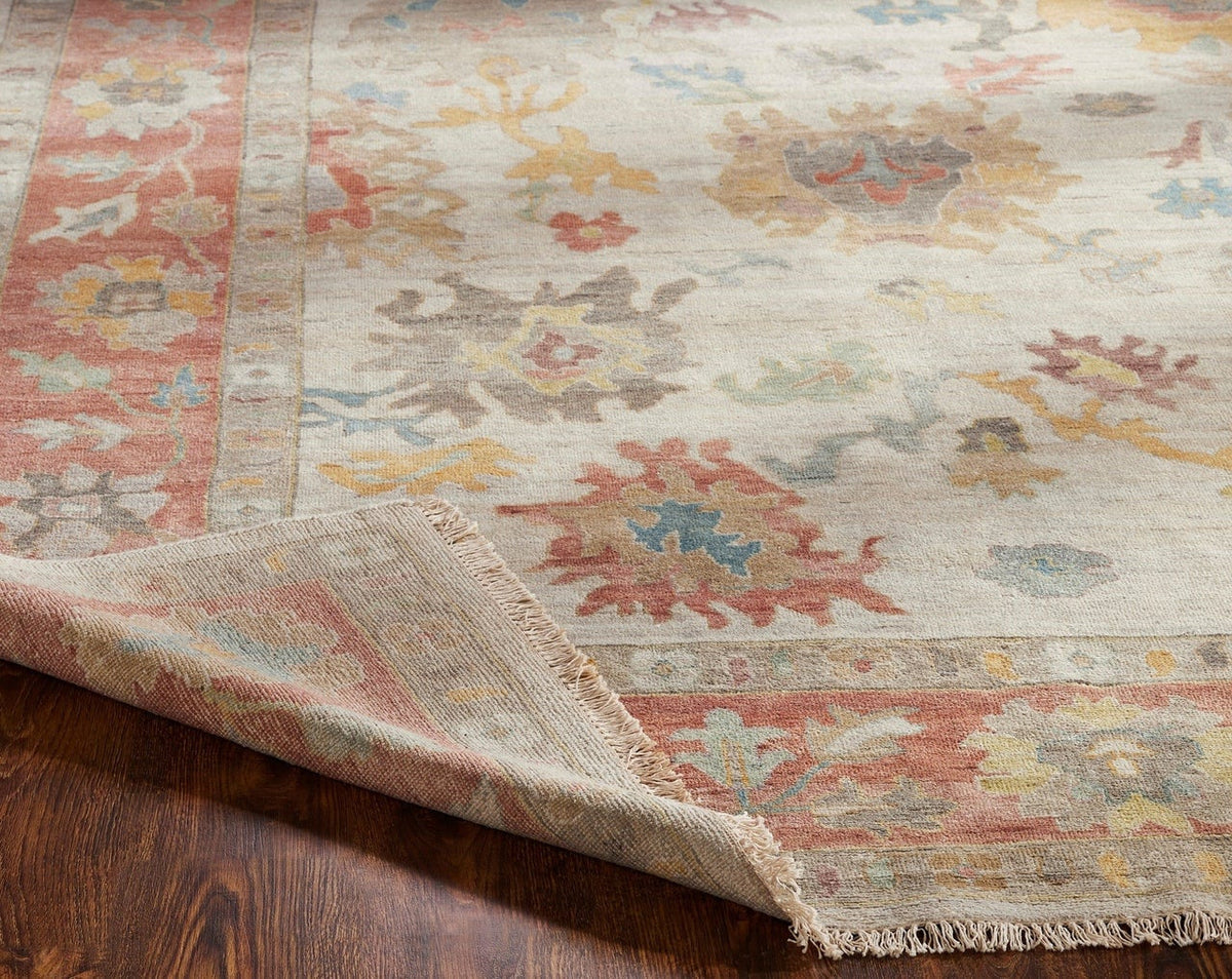 4' x 6' Oushak Hand-Knotted Silk rug, Rug #AA8951