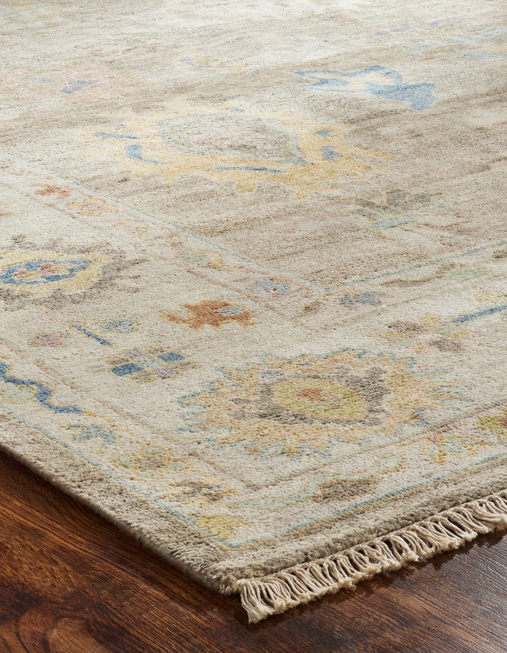 3' x 5' Oushak Hand-Knotted Silk rug, Rug #AA8961