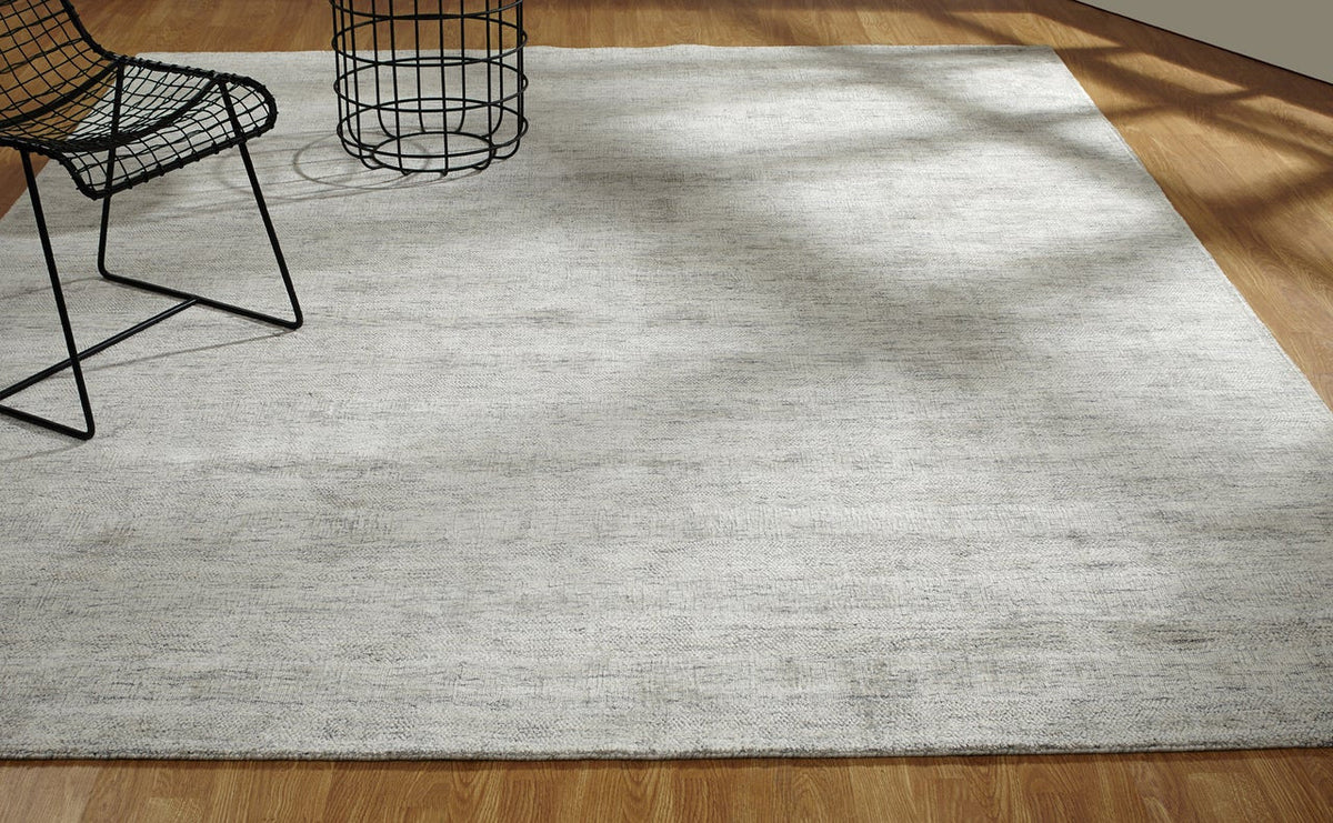 5'6" x 8'6" Modern Hand Loom Silk rug, Rug #AE2461