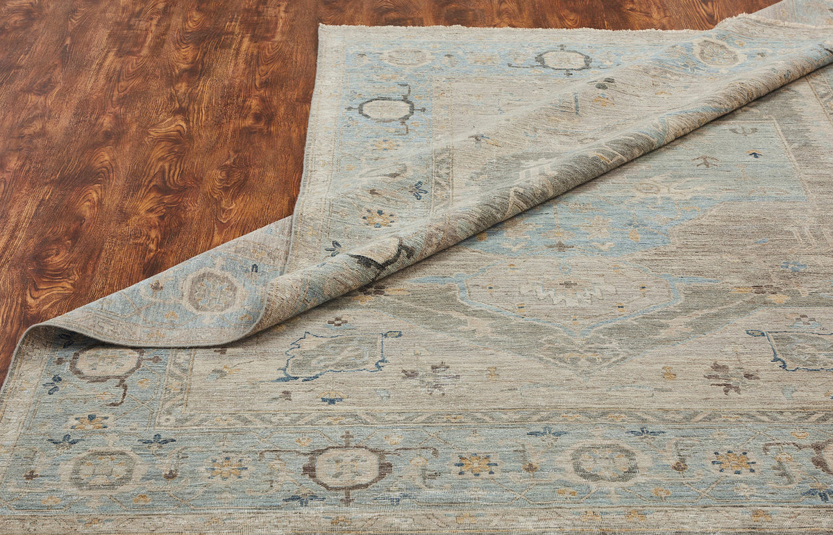 10' x 14' Transitional Hand-Knotted Wool rug, Rug #AF12800