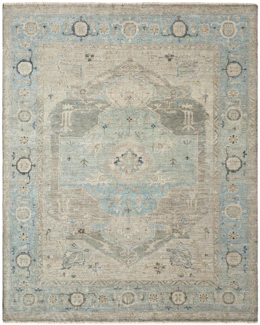 2' x 3' Transitional Hand-Knotted Wool rug, Rug #AF12800