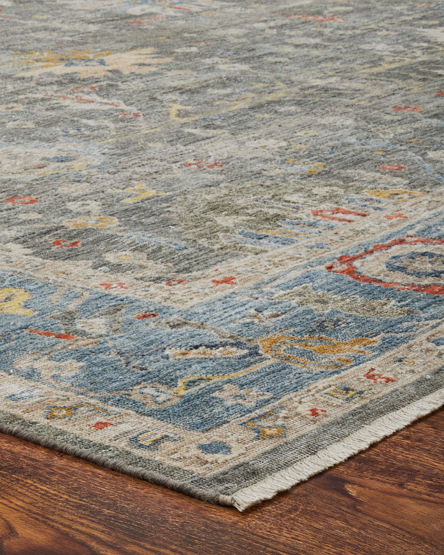 4' x 6' Transitional Hand-Knotted Wool rug, Rug #AF12810
