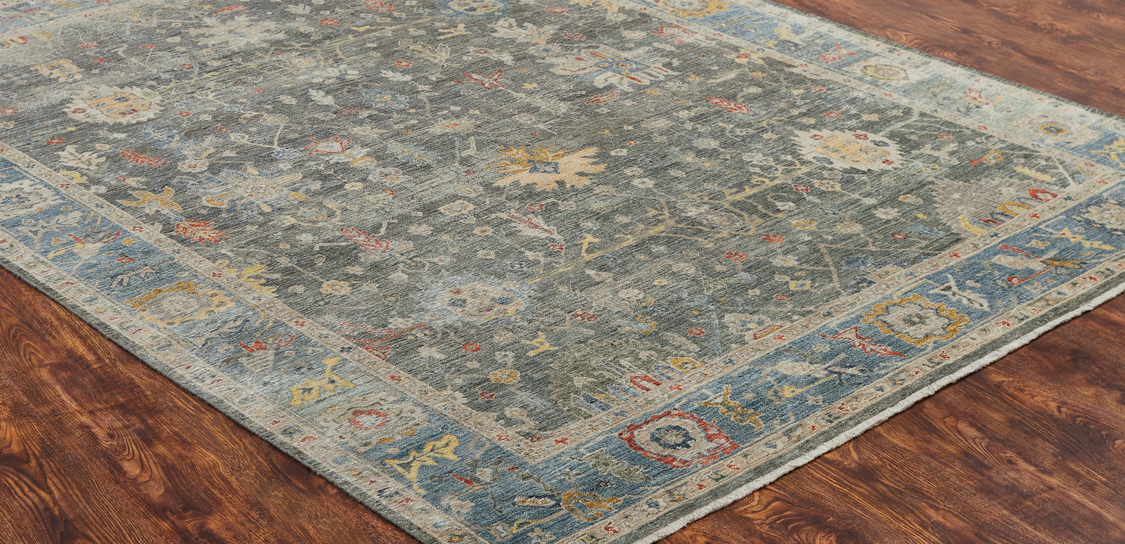 3' x 5' Transitional Hand-Knotted Wool rug, Rug #AF12810