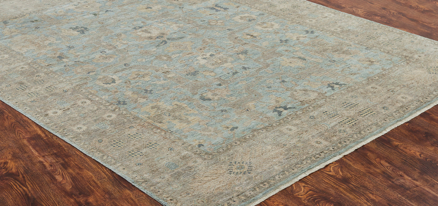 3' x 5' Transitional Hand-Knotted Wool rug, Rug #AF12830