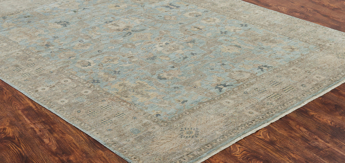 3' x 5' Transitional Hand-Knotted Wool rug, Rug #AF12830